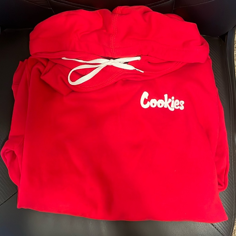 COOKIES HOODIE - “Thanks For Smoking With Us” Size M